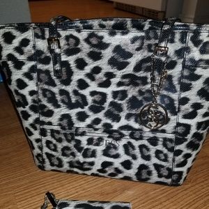 Guess medium tote and credit card wallet.